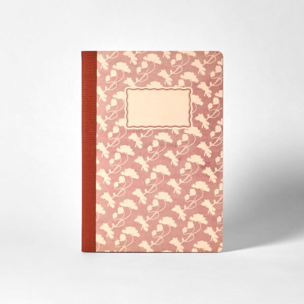A5 Single Notebook -?Philipp Otto Pink Flowers