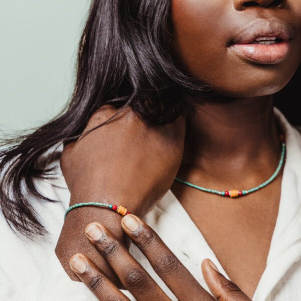 Tsering Turquoise Beaded Bracelet