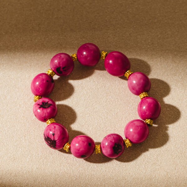 Pink and Gold Bracelet