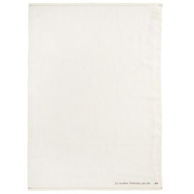 CHARVET ??DITIONS Le Torchon Brode Linen Tea Towel